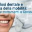 Primo Piano Di Un Sorriso Con Dente Fuso Alla Mandibola E Testo Anchilosi Dentale E Perdita Della Mobilità A Grosseto